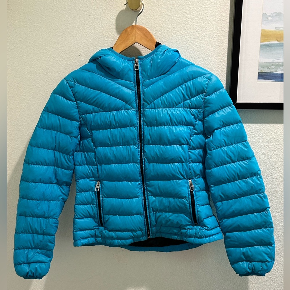 Miss Sixty Women’s Down Teal Puffer Coat